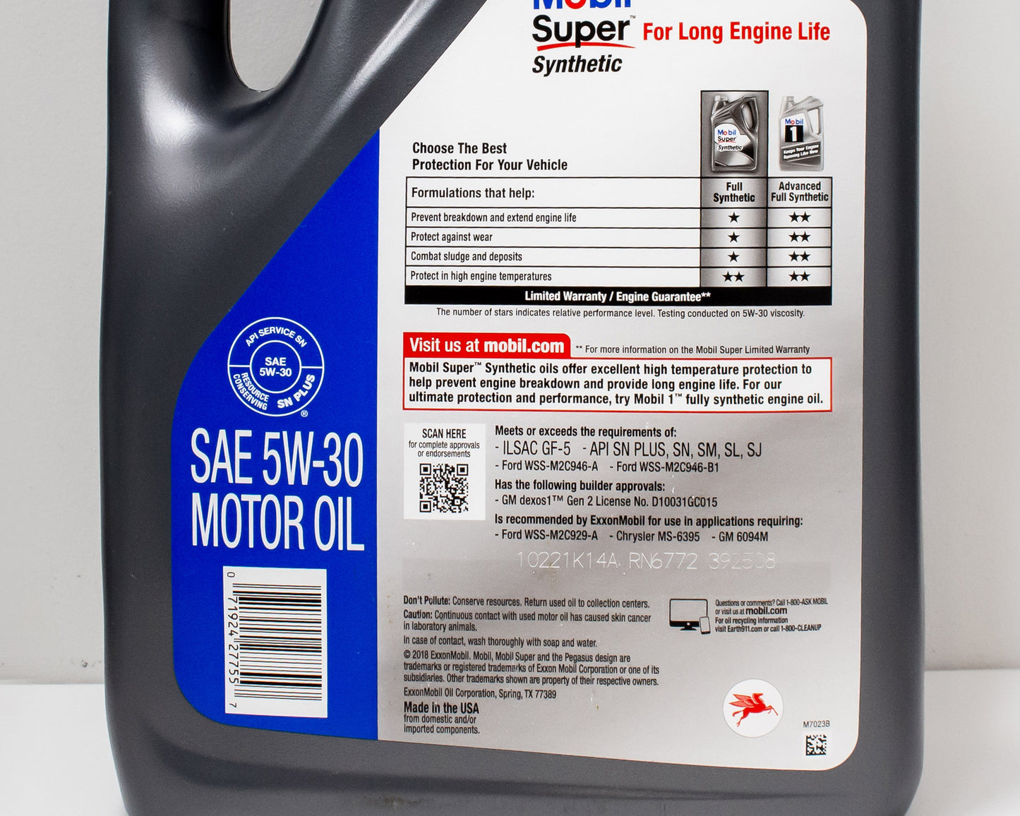 Mobil Super™ Synthetic 5W-30